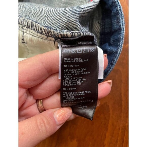 BDG Fringed Hem Jean Shorts Cut Off Denim Hot Pants Cheeky Super High-Rise 27 - Picture 9 of 10